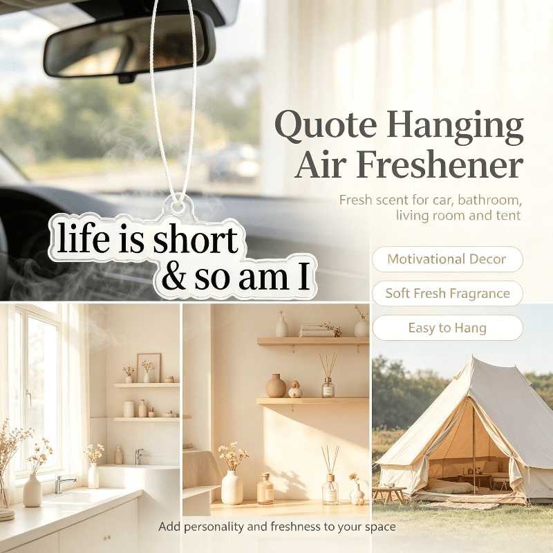 Fragrance Quotes - Car Air Freshener Funny Quote Text