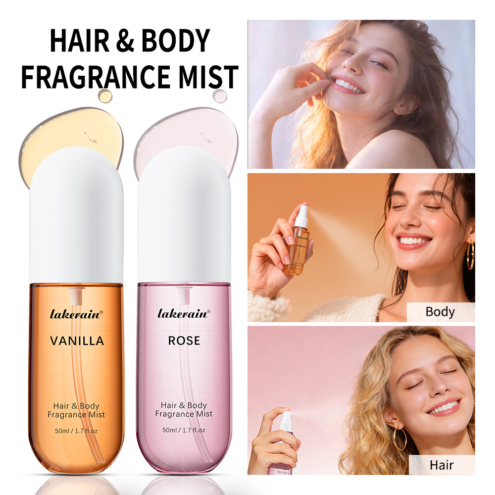 Vanilla Perfume Oil - 50ml Vanilla Rose Fragrance Spray Hair