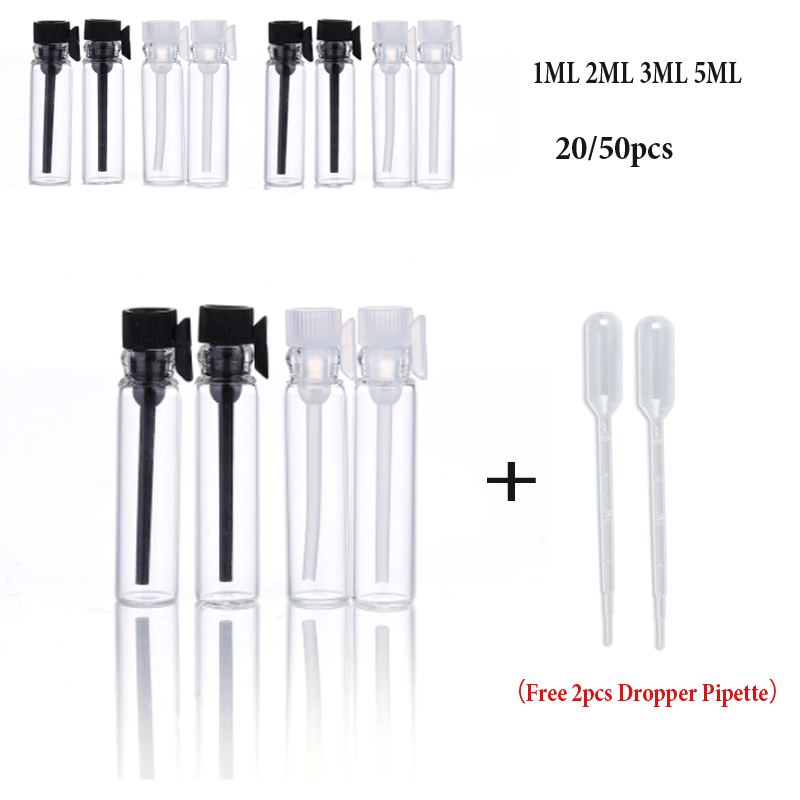 20/50pcs 1/2/3ml Empty Clear G - Perfume Fragrance Lab 评论和价格