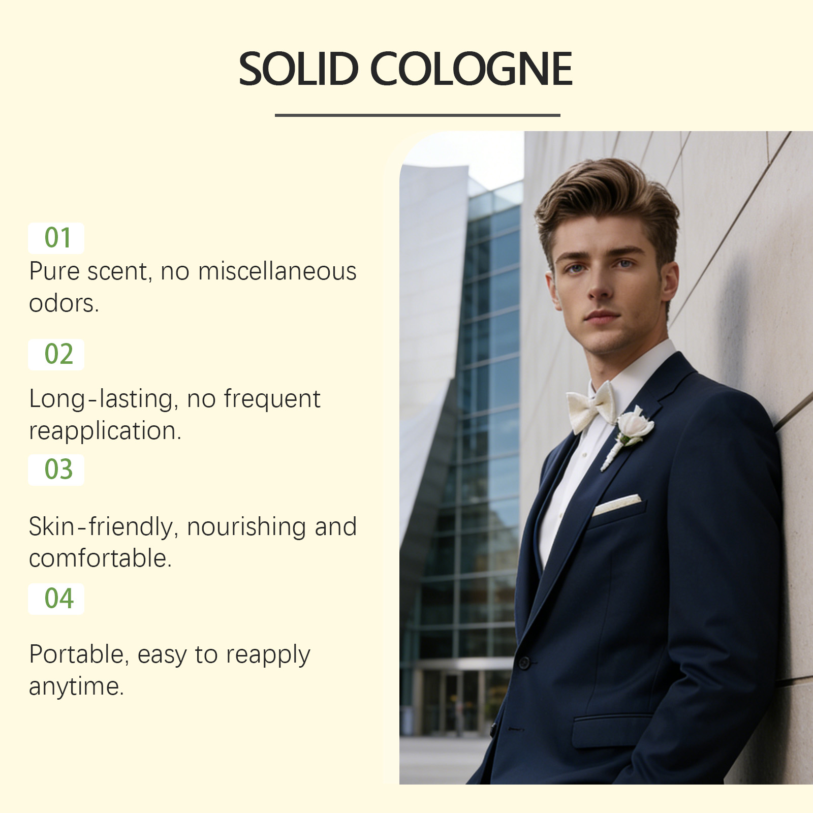 4In1 Pheromone Solid Cologne W - Perfume Fragrances 评论和价格