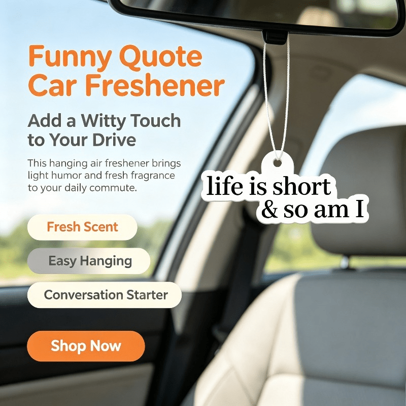 Car Air Freshener Funny Quote  - Fragrance Quotes 评论和价格