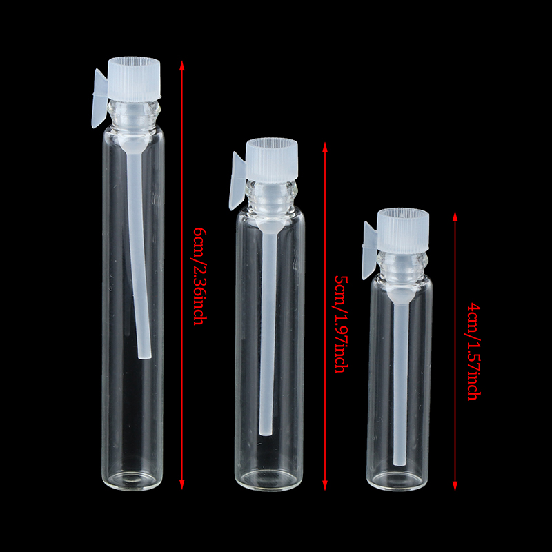 10PCS 1/2/3 ml Empty Mini Glas - Perfume Fragrance Lab 评论和价格
