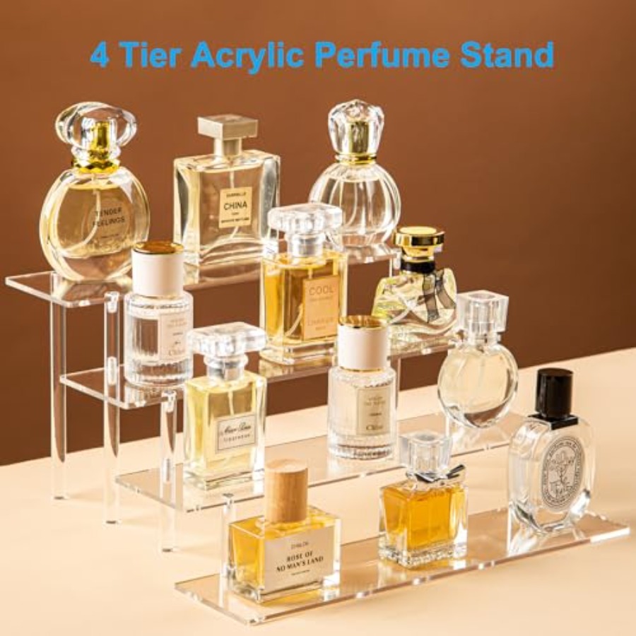 4 Tier Acrylic Perfume Organiz - Perfume Fragrance Making 评论和价格