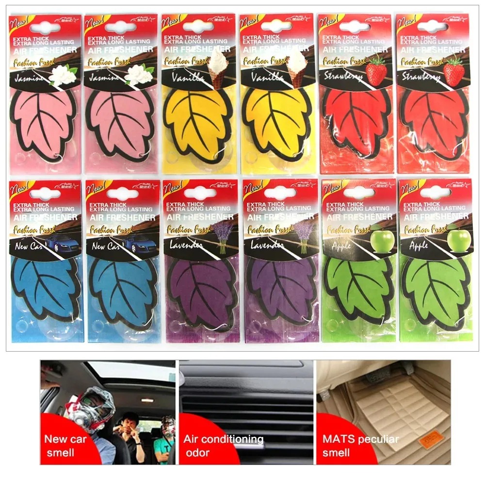 6PCS Car Air Freshener Natural - Vanilla Perfume Oil 评论和价格