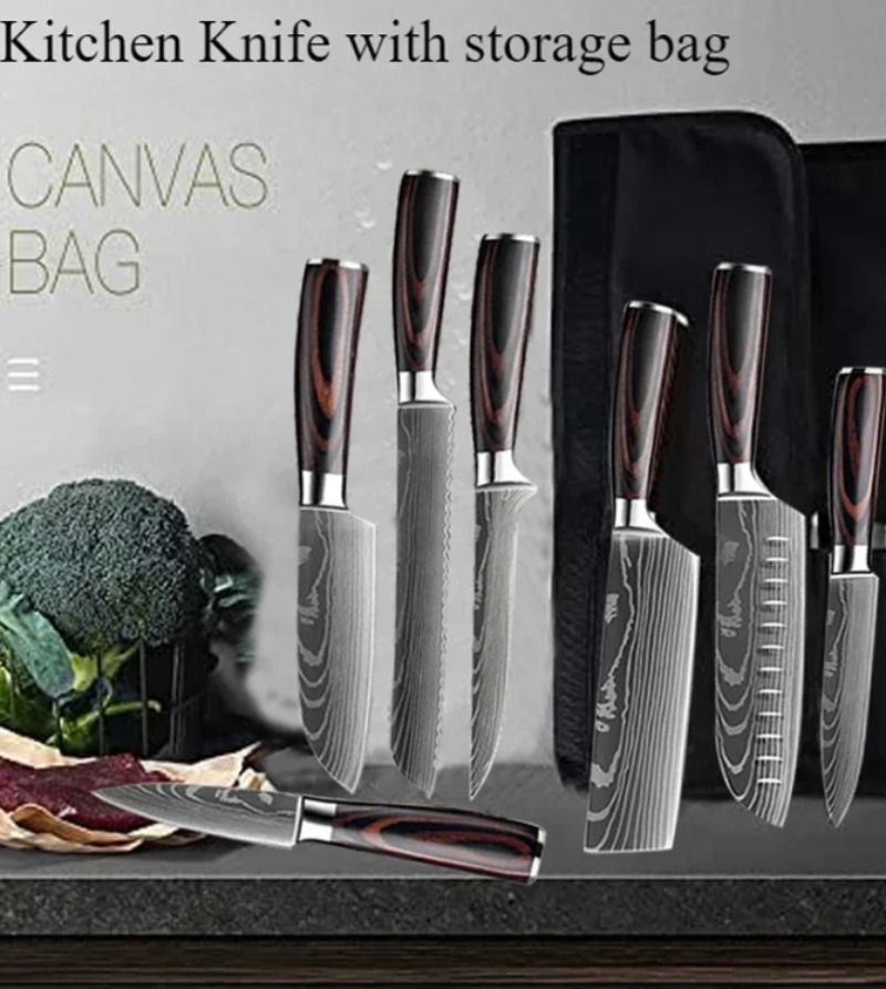 Damascus Steel Japanese Knife  - Oud Wood Chip 评论和价格