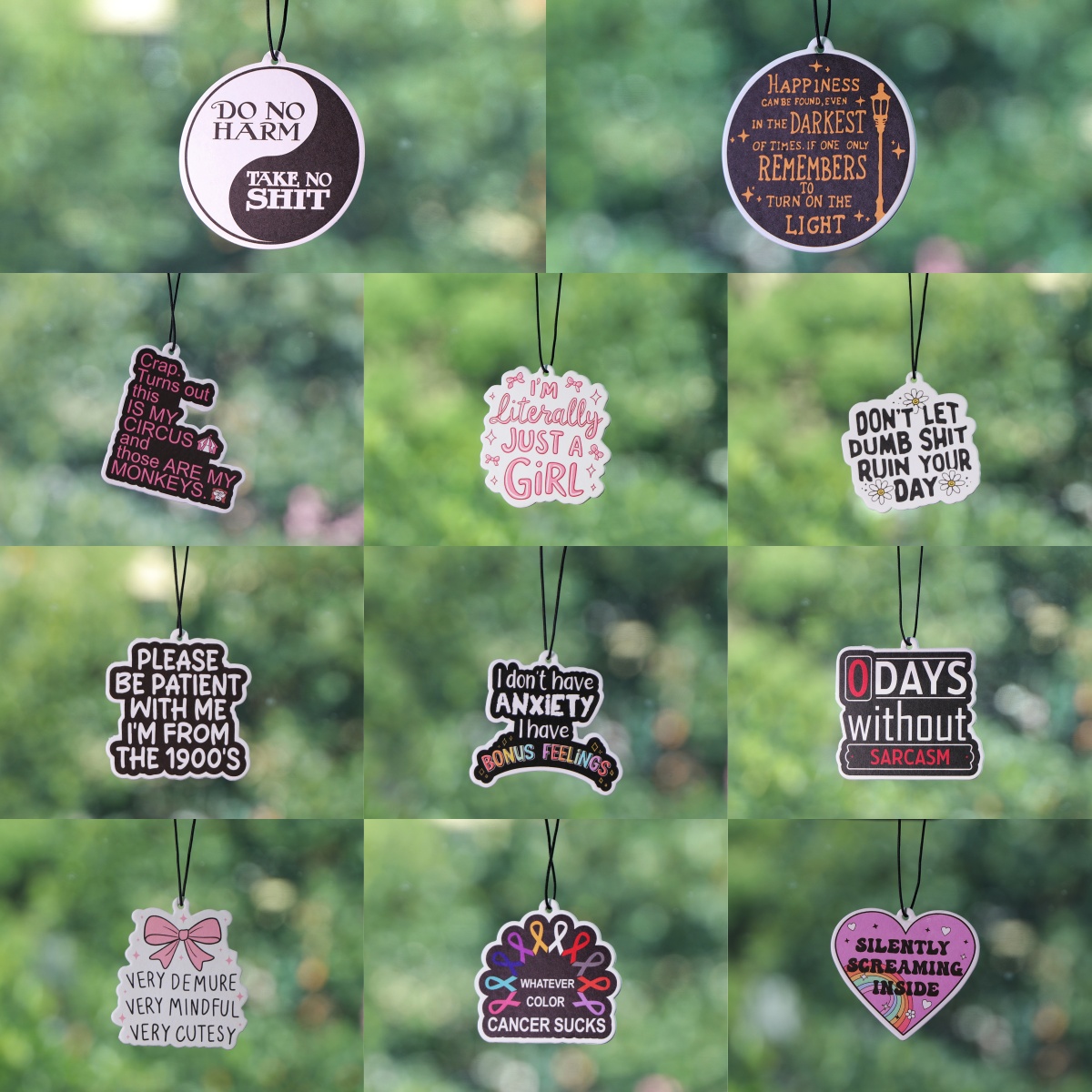 Pink Love Bow Quotes Car Aroma - Fragrance Quotes 评论和价格