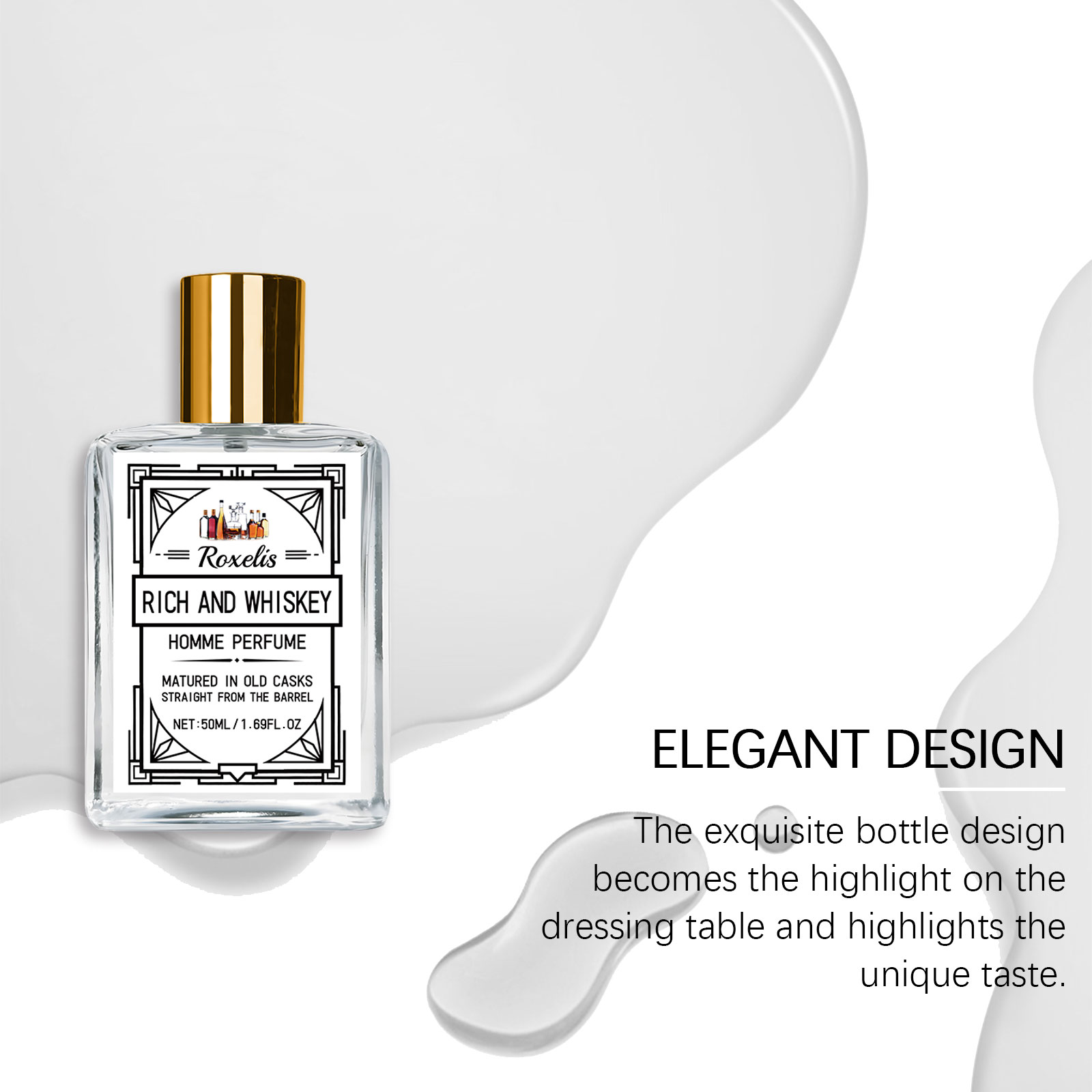 Roxelis 50ml Charm Whisky Men' - Perfume Fragrances 评论和价格